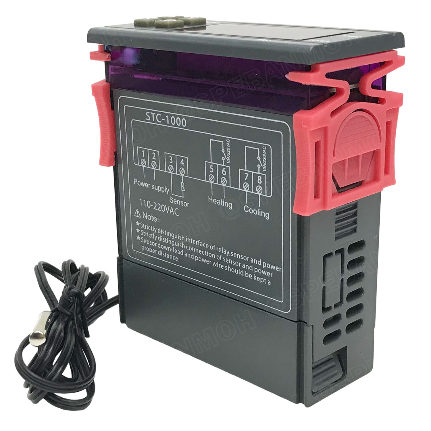 [ 1ชิ้น ] STC-1000 ตัวควบคุมอุณหภูมิ Temperature Control 110V 220V เทมป์คอนโทรล อุณหภูมิ เครื่องวัดและควบคุมอุณหภูมิ Temperature Controller 10A -50°C ถึง +120°C เทอร์โมควบคุมอุณหภูมิดิจิตอล วัดอุณหภูมิ พร้อมโหมด ทำความร้อน ทำความเย็น