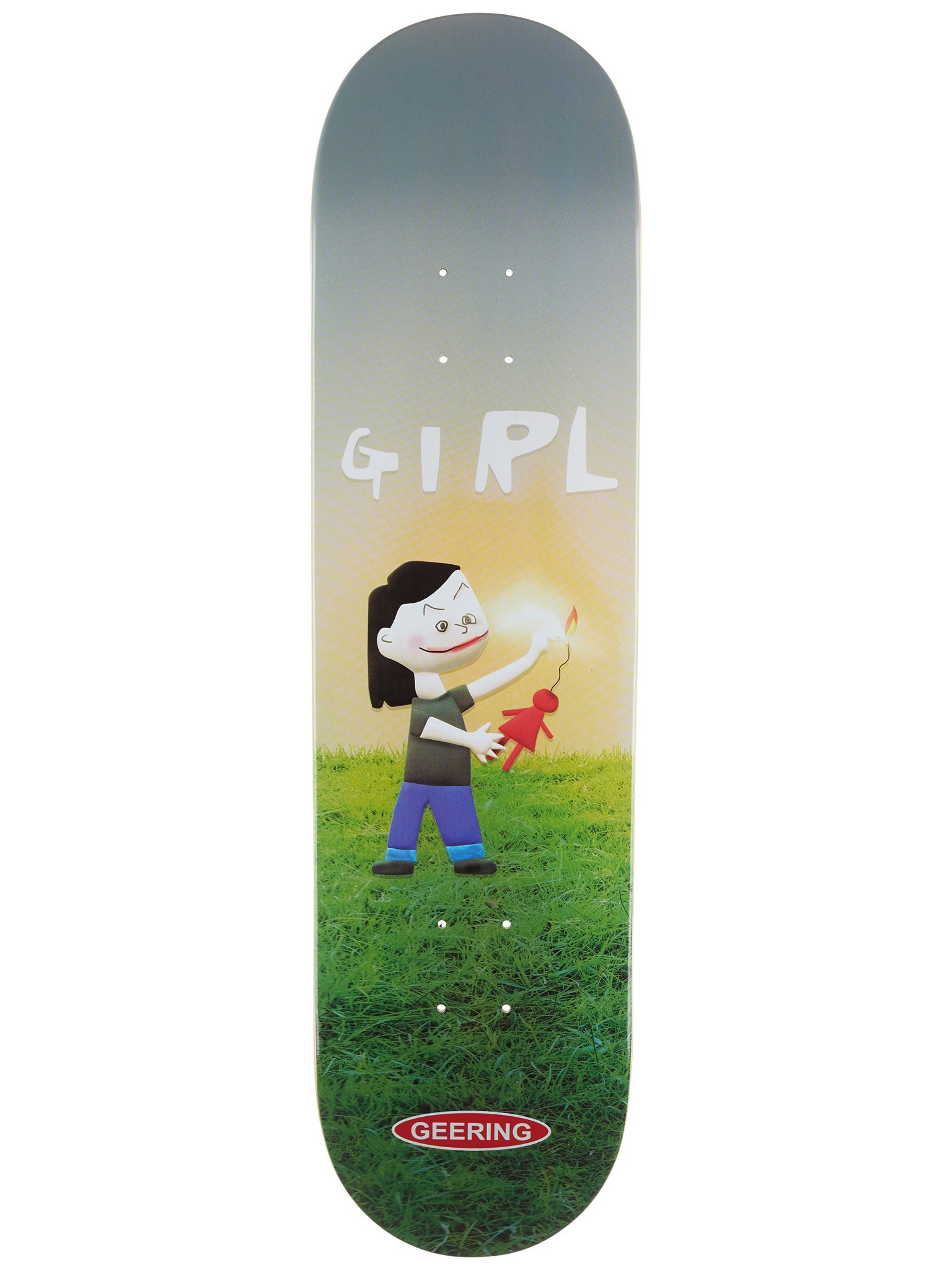 GIRL Geering Firework Skateboard Deck 8"
