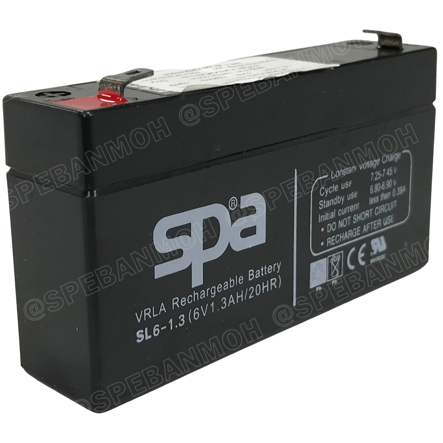 SL6-1.3 Spa Battery 6V 1.3A VRLA Rechargeable Battery Spa Battery แบตเตอรี่แห้ง สำรองไฟ Spa แบตเตอรี่สปา แบตเตอรี่ Spa แบตแห้ง Spa แบต UPS ไฟฉุกเฉิน ระบบเตือนภัย แบตเครื่องสำรองไฟ แบตไฟฉุกเฉิน แบตUPS แบตเตอรี่แห้ง Lion Valve Regulated Lead Acid Battery แบ