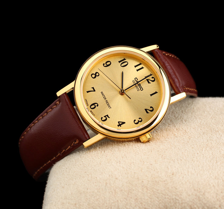 CASIO Standard รุ่น MTP-1095Q-9B1 & LTP-1095Q-9B1 สีน้ำตาล สินค้าของเเท้