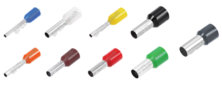 [ 100ชิ้น/แพ็ค ] VE1008 Grey สีเทา สำหรับสาย 1x1.0 หางปลาคอร์ดเอ็น Cord-N Terminal Crimping หางปลาเข็ม คอร์ดเอ็น หางปลา Crimping Terminal หางปลาสำหรับย้ำสายไฟ คอร์ดเอ็นเดี่ยว หางปลาคอร์ดเอ็น VE