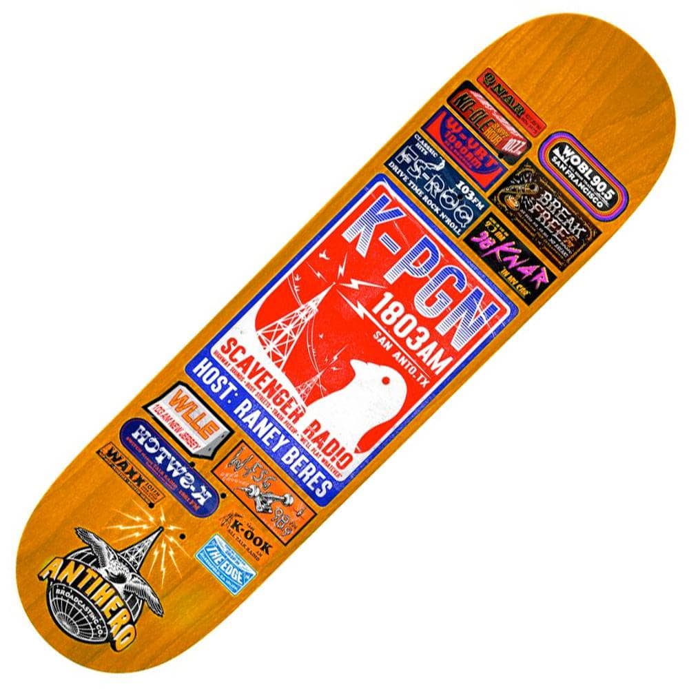Anti Hero Broadcasting Raney Beres Skateboard Deck 8.06''