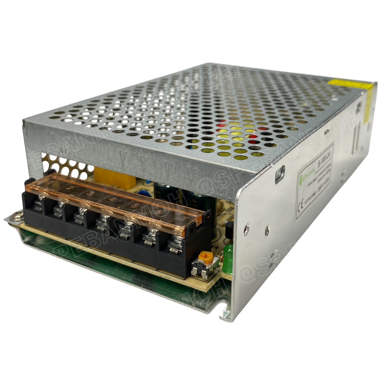 [ 1 ชิ้น ] S-100-24 Switching Power Supply สวิทช์ชิ่ง พาวเวอร์ซัพพลาย 24V 4.2A 100W Switching Power Supply 100วัตต์ แหล่งจ่ายไฟ แบบสวิตชิ่ง 24 โวลต์ ซัพพลายจ่ายไฟ Output 24VDC เพาเวอร์ซัพพลาย โวลต์ ดีซี ตัวแปลงไฟ หม้อแปลง ไฟเข้า 110V / 220V AC to 24V DC