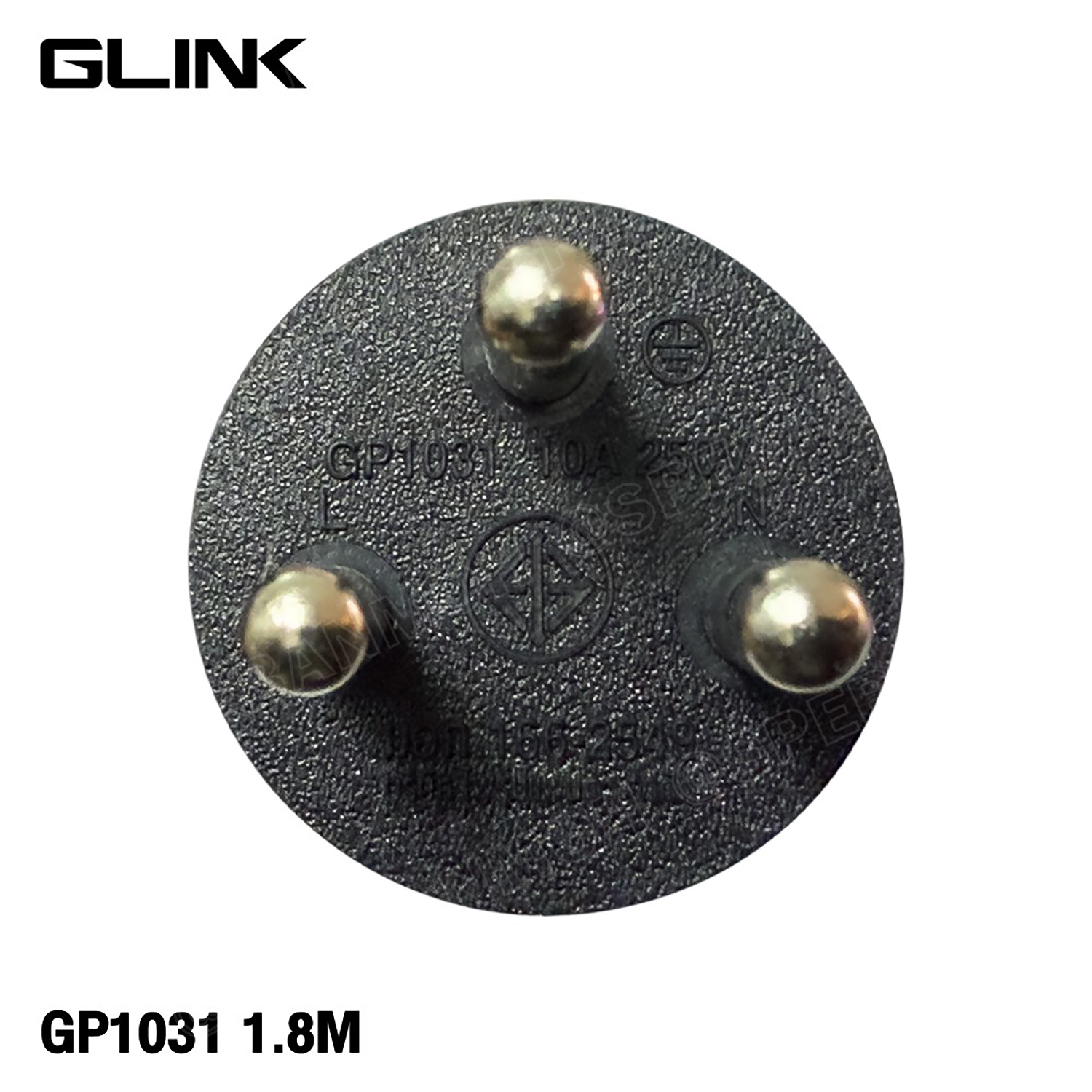 [ 1 เส้น ] GP1031 สายไฟ AC 3ขากลม ขากลม Glink มาตรฐาน มอก. 3C x 0.75 sq.mm 10A 250V สายไฟ AC 3ขา กลม Glink 10แอมป์ TIS GP-1031 IEC 60320 C13 สายหล่อหัว พาวเวอร์คอร์ด เอซีคอม 3ขา กลม ต่อคอมพิวเตอร์ AC Power Cord สายคอมพิวเตอร์ สายพาวเวอร์คอร์ด POWER CORD