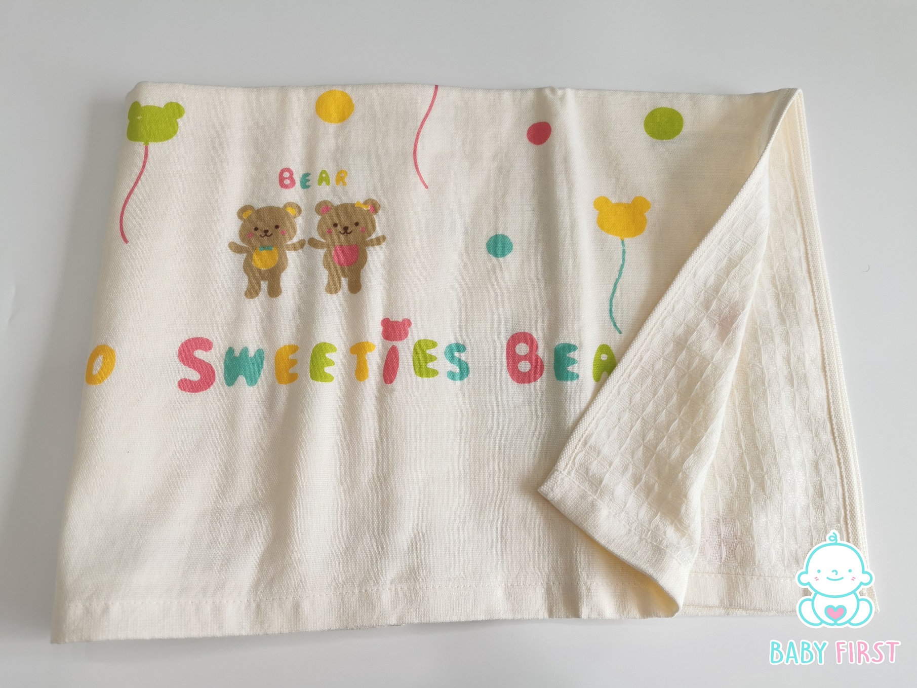 ผ้าเช็ดตัวสาลูญี่ปุ่นทอเนื้อรังผึ้ง 24*48นิ้ว