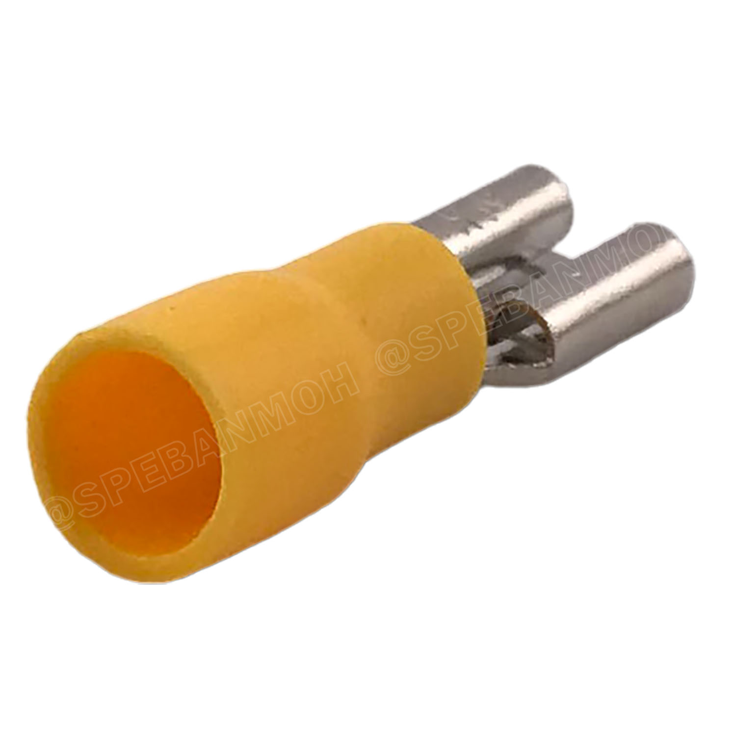 [ 100 ตัว/ถุง ] FDD5.5-250 สีเหลือง Yellow หางปลาเสียบแบน ตัวเมีย หุ้มฉนวน สำหรับสาย 4.0-6.0 mm2 12-10awg หางปลาหุ้มฉนวน Crimping Terminal หางปลาเสียบแอร์ ตัวเมีย เทอร์มินอลต่อสาย ขั้วต่อสายไฟ Insulated Terminal ตัวต่อสาย หุ้มฉนวน ข้อต่อสายแบบย้ำ Crimp Sl