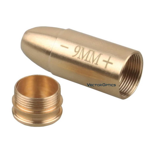 Vector Optics 9 mm. Red Laser Bore Sight Brass เลเซอร์ 9 mm. ใช้สำหรับตั้งศูนย์