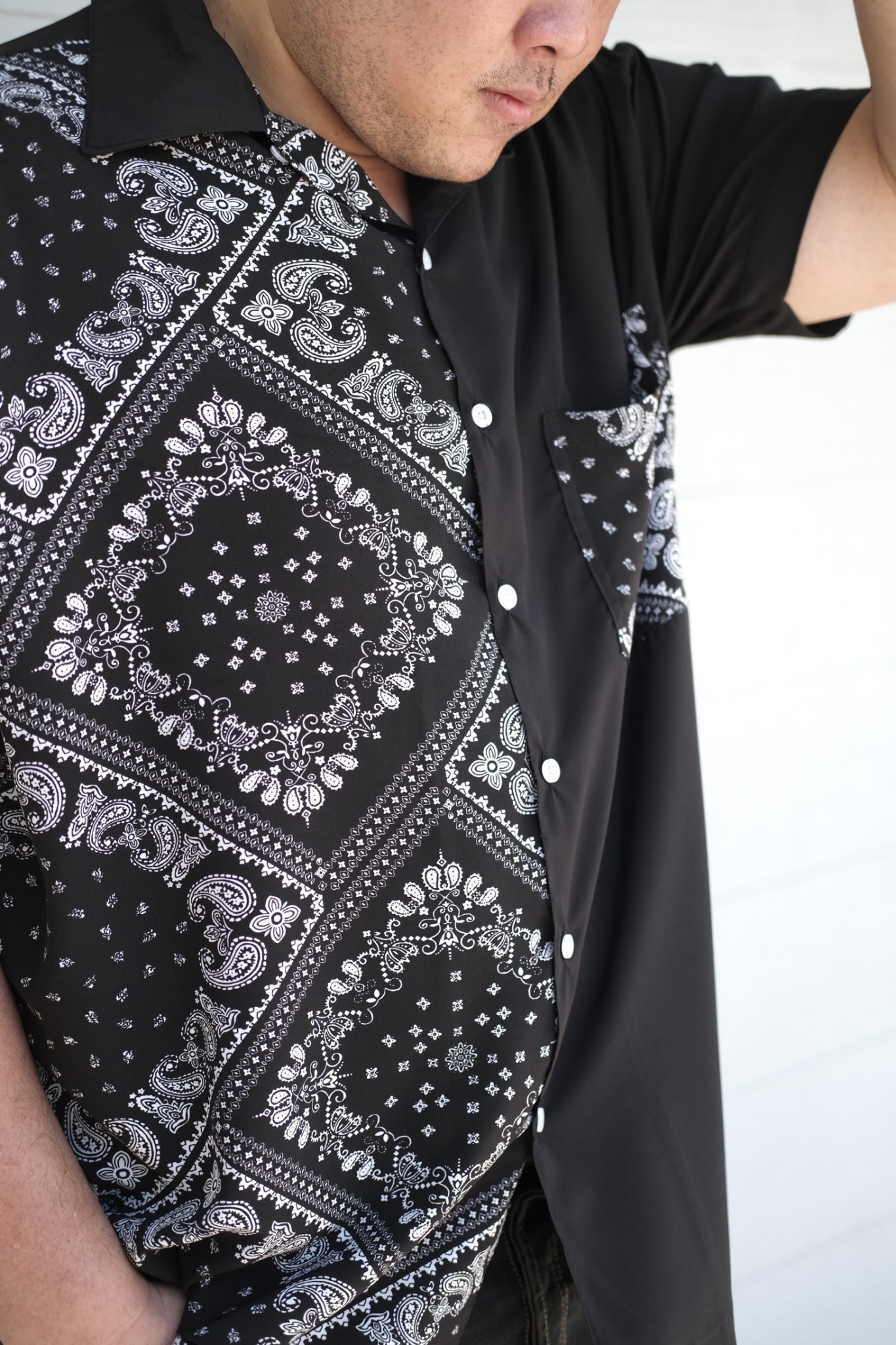 เสื้อเชิ้ตโอเวอร์ไซส์ แขนสั้น ผู้ชายอ้วน ไซส์ใหญ่ 2XL , 3XL , 4XL , 5XL