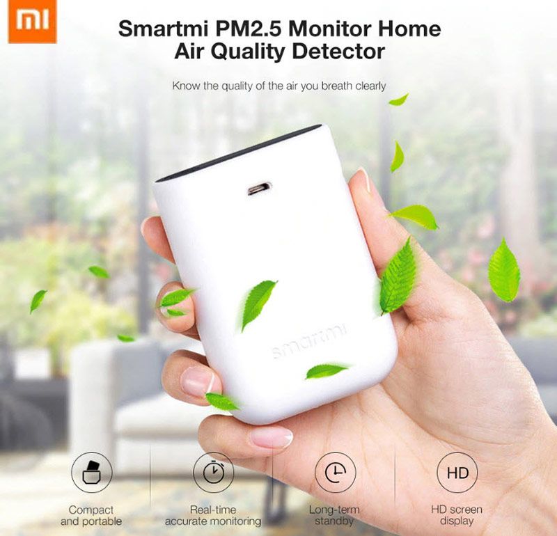 เครื่องวัดฝุ่นในอากาศ Mi Smartmi PM2.5 Air Detector ประกันศูนย์ไทย