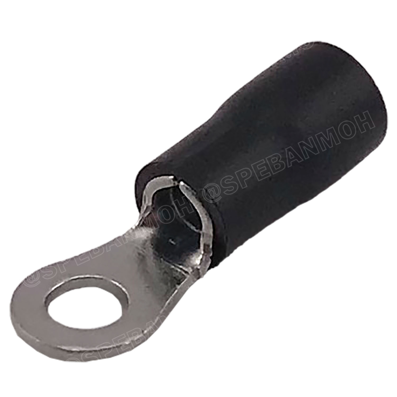 [ 100 ตัว/ถุง ] RV3.5-4 สีดำ Black สำหรับสาย 2.5-4.0 sq.mm 14-12AWG หางปลากลม หางปลาหุ้มฉนวน เทอร์มินอล หางปลาย้ำสายไฟ หางปลา หางปลากลมหุ้ม หางปลาแฉก Terminal Crimping หางปลา กลมหุ้ม หางปลาต่อสาย ขั้วต่อสายไฟ หางปลาวง หางปลา RV Spade Terminal หางปลากลมหุ้