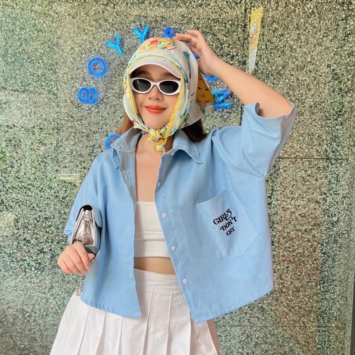 J050 เสื้อยีนส์ สาวอวบ อกได้ถึง50นิ้ว (หน้าผ้า52")