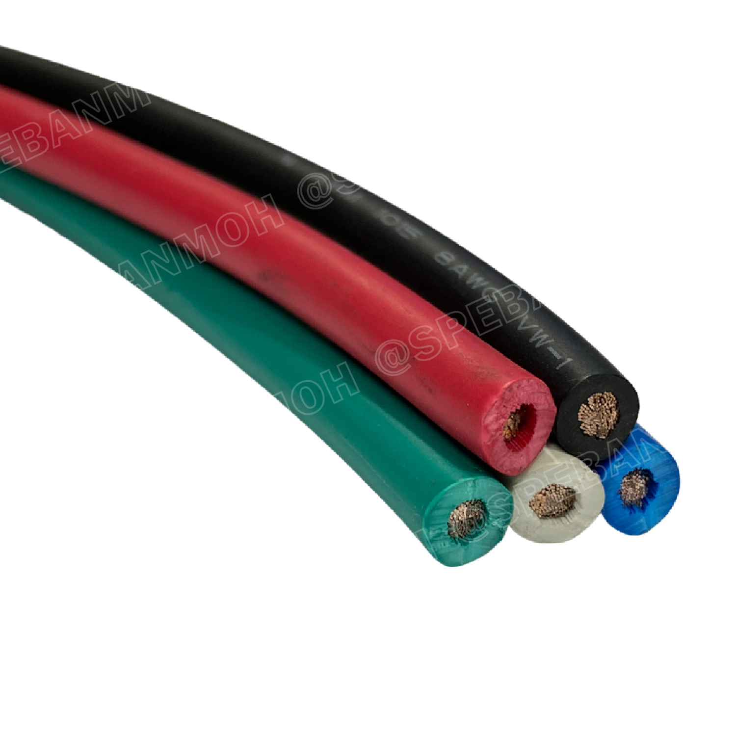 [ 1 เมตร ] HK-08-1015 สายไฟเดี่ยว 8 AWG UL 1015 105°C 600V 8AWG ( 8.35 mm2 ) สายไวริ่ง Hook Up Wire สายไฟเดี่ยว ไส้เงิน ชุบนิกเกิล Nickel Plate UL1015 E157734 AWM 1015 VW-1 105° 600V AWG 8 H.W.G. IA FT1 Lead Free สายวายริ่งวงจร