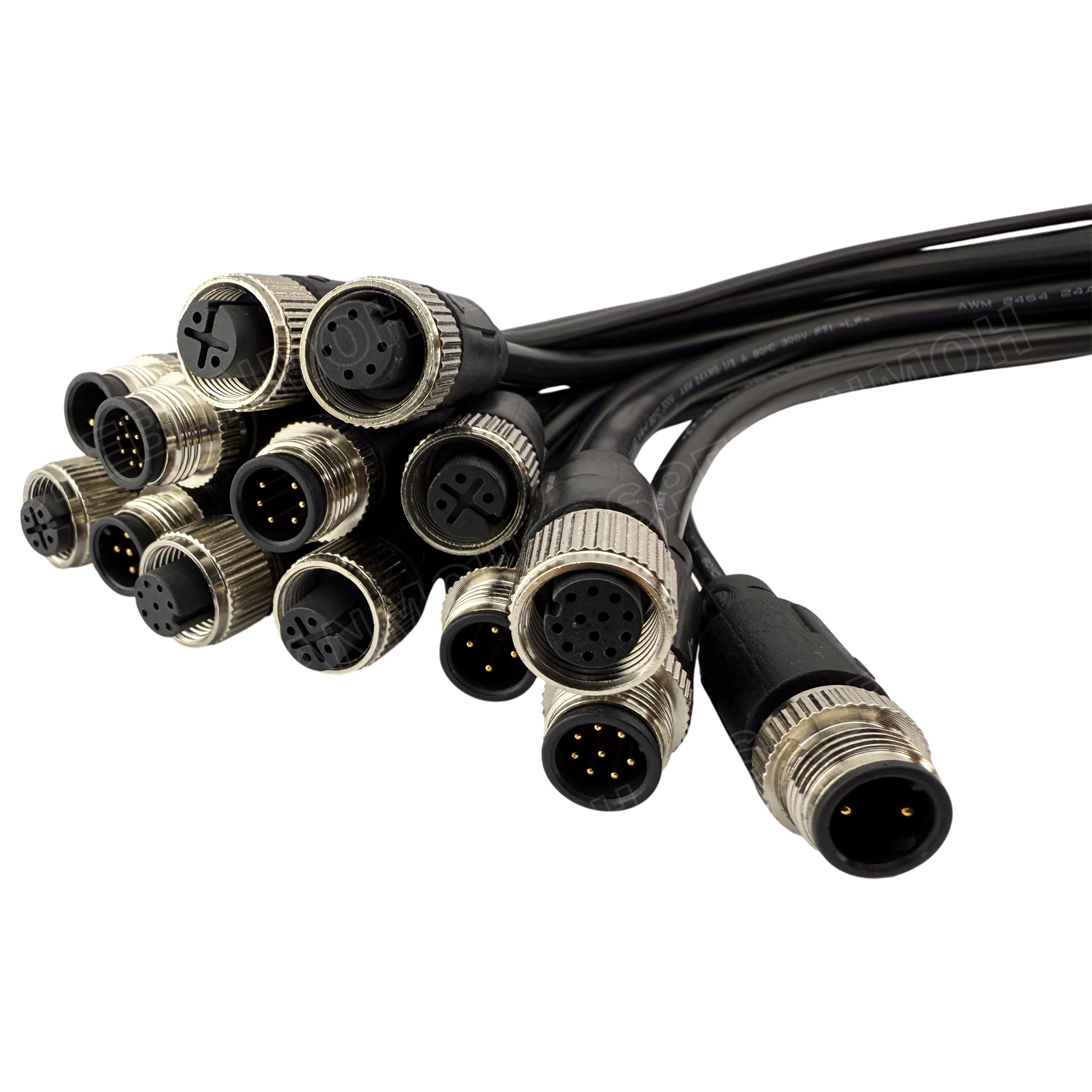 [ 1 เส้น ] GX12 คอนเน็คเตอร์เหล็ก พร้อมสาย PL12 GX12 Metal Connector With Wire ปลั๊กเหล็ก12mm Aviation Plug Aviation Extension Video connector สายไฟสําหรับรถยนต์ สายสัญญาณ พร้อมคอนเน็คเตอร์ Connectors Socket ปลั๊กเหล็กต่อไฟ คอนเนคเตอร์เหล็ก คอนเนคเตอร์ต่อ