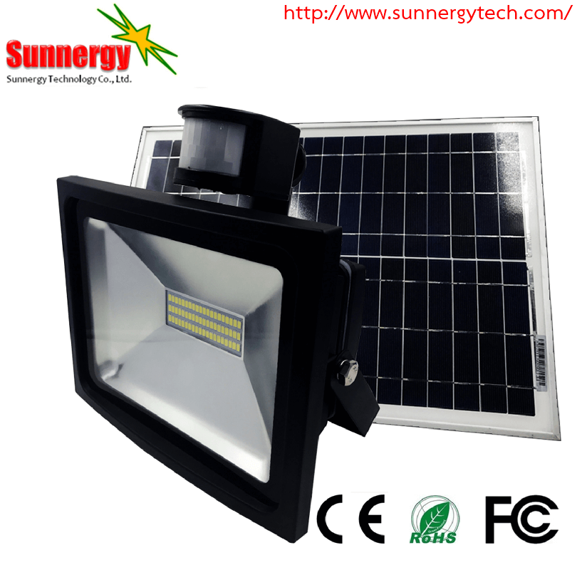 โคมไฟ LED Solar Flood Light ขนาด 30W 18V รุ่น STCLF-TSGS30W2