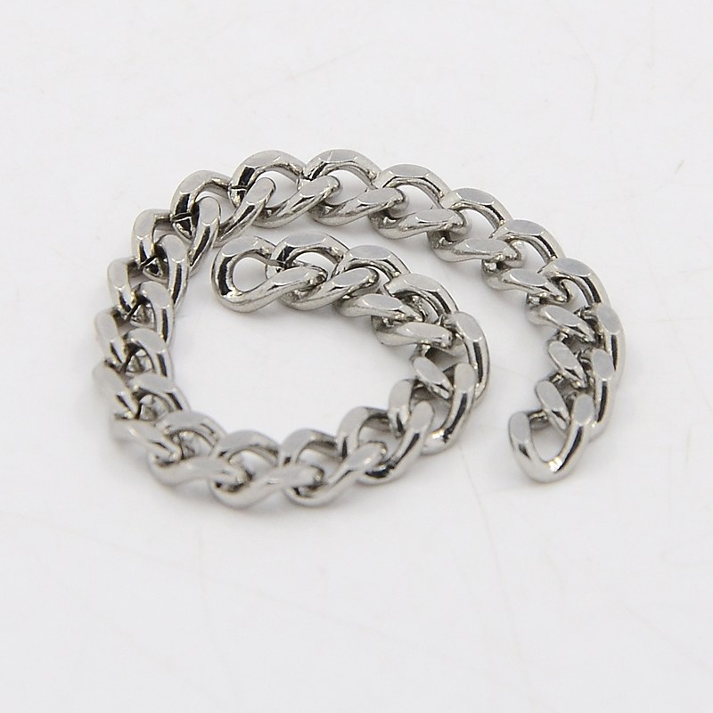 โซ่สแตนเลส 304 Twisted Chain เจียหน้าตัด ขนาด 5x3.5x2 มม. ยาว 1 เมตร