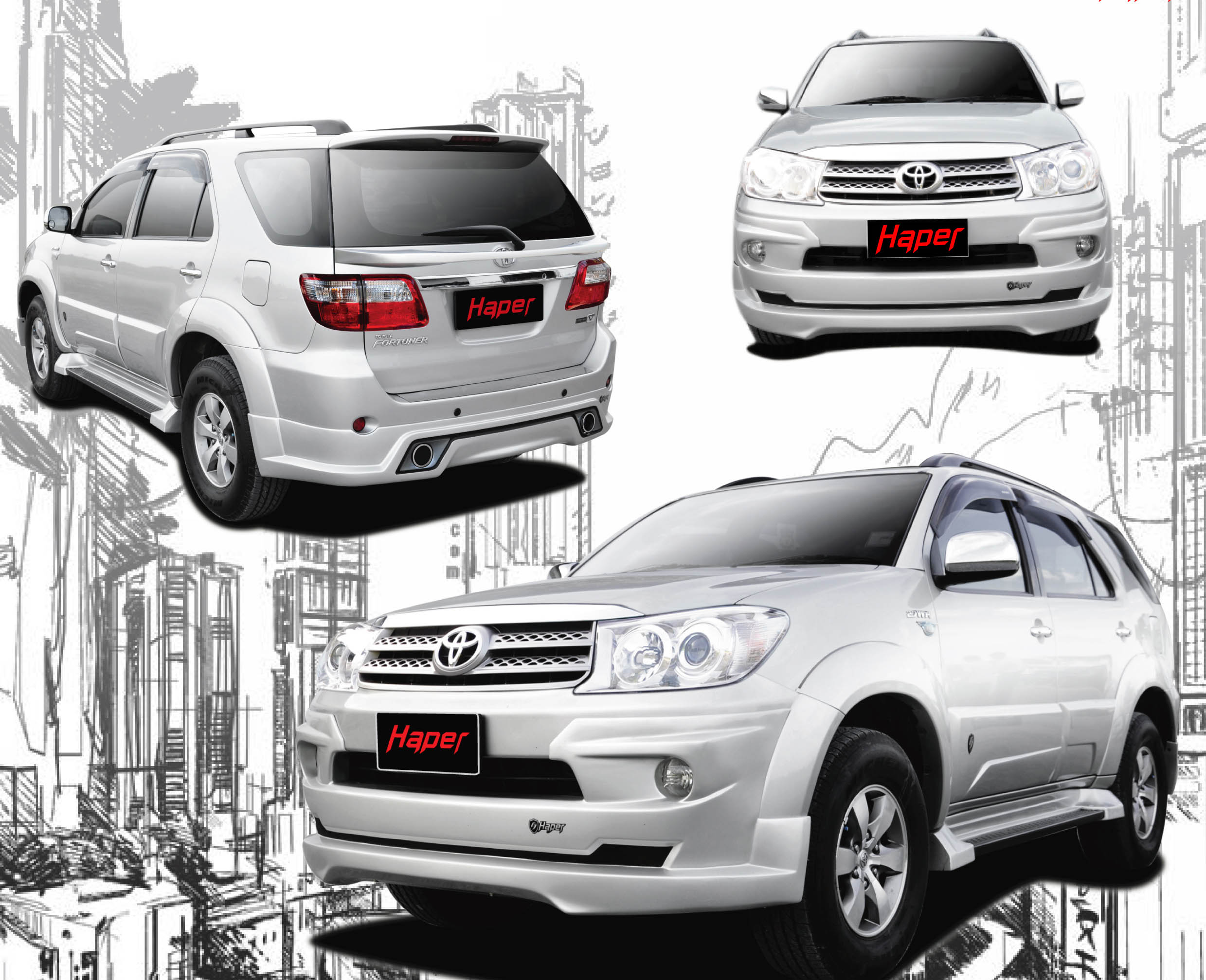 ชุดแต่ง ZERCON HAPER FORTUNER ปี 2007-2011