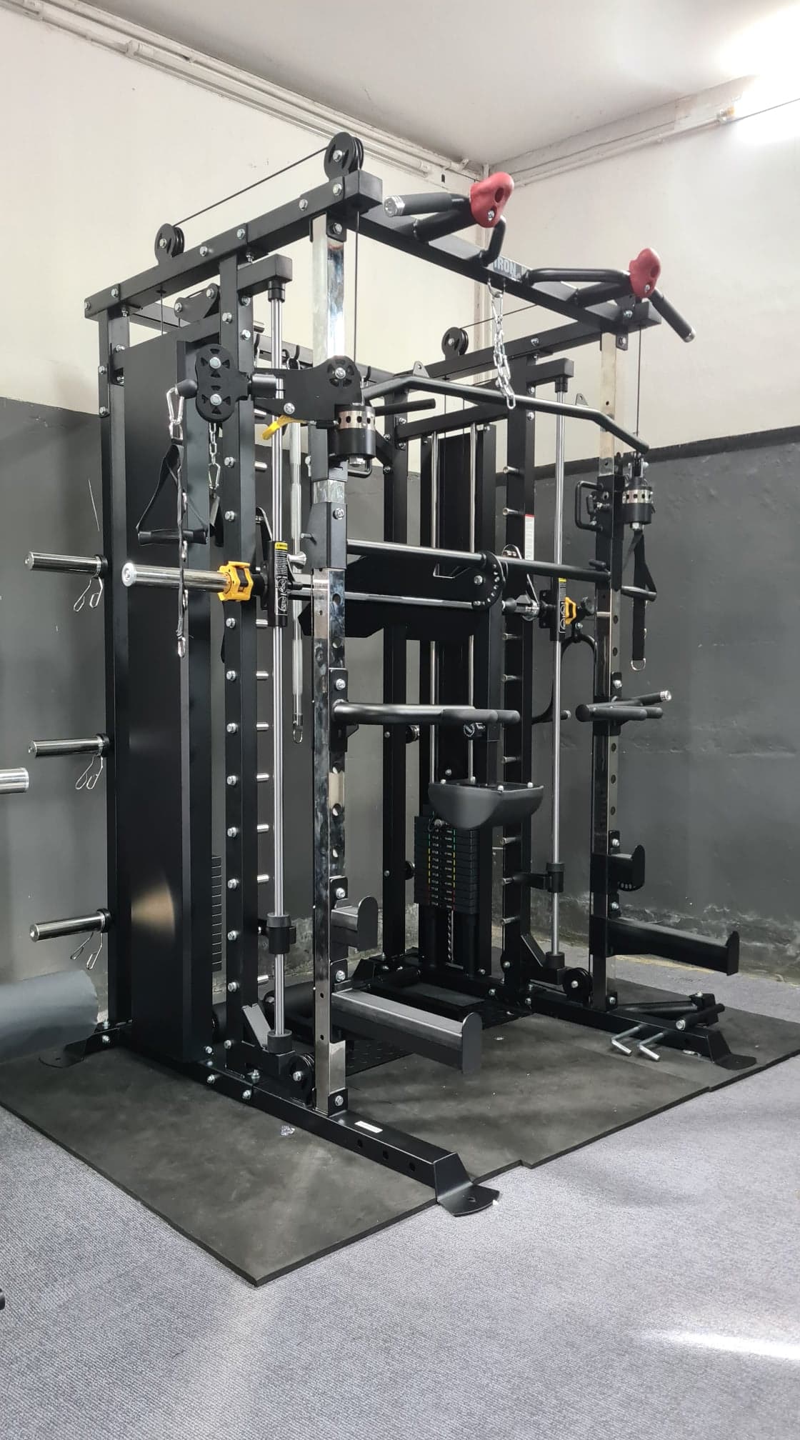 สมิทแมชชีน Altaz 3087B (Iron G20) Smith Machine Altaz 3087B (G20) ม้านั่ง202+แผ่น50kg