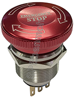 GQ22-ZS1003P สวิทช์เหล็ก (Emergency Metal Switch) 3P กด-บิด