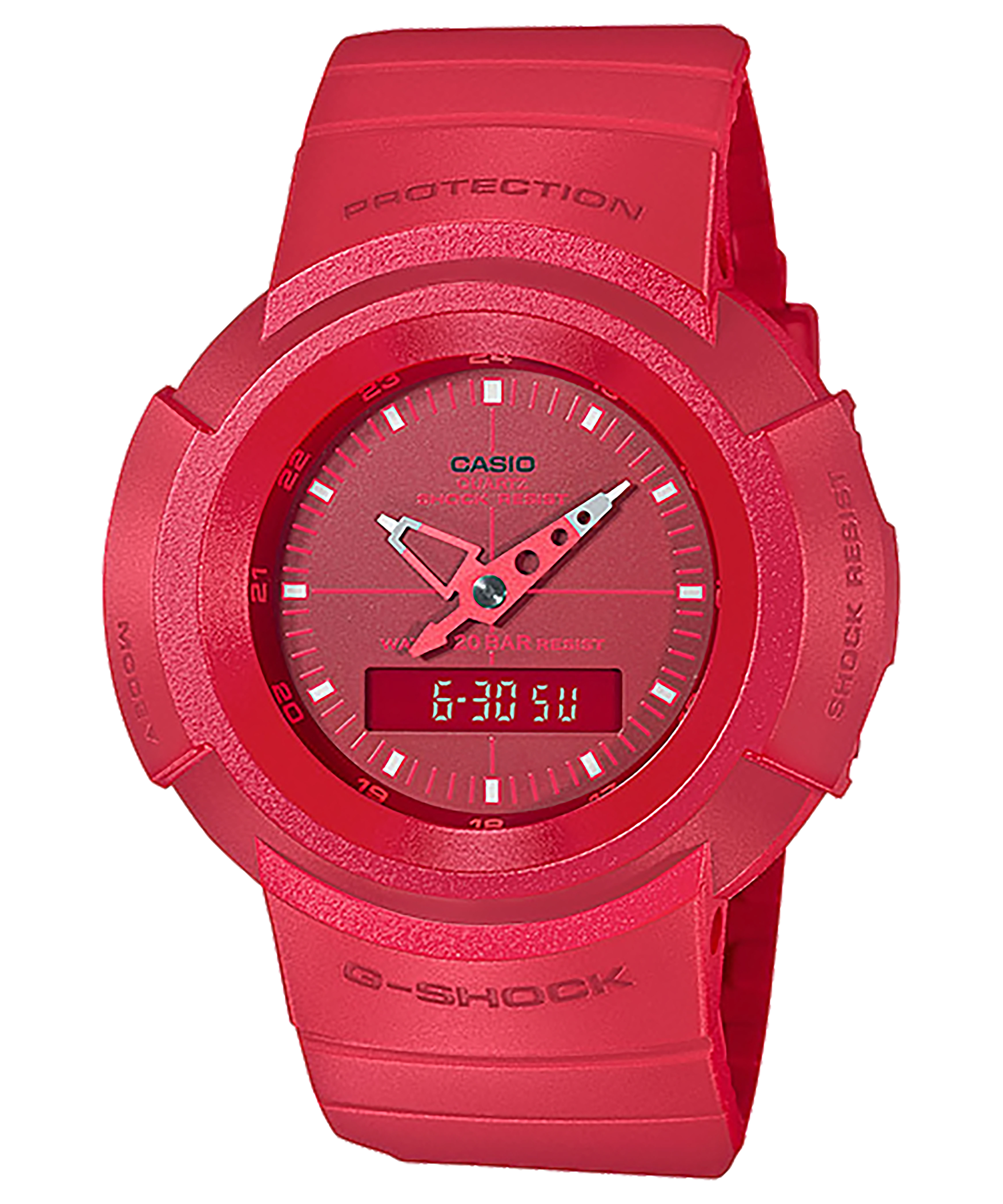 CASIO G-SHOCK รุ่น AW-500BB-4EDR สีแดง ด้าน สินค้าของเเท้ รับประกันศูนย์ CMG 1ปี
