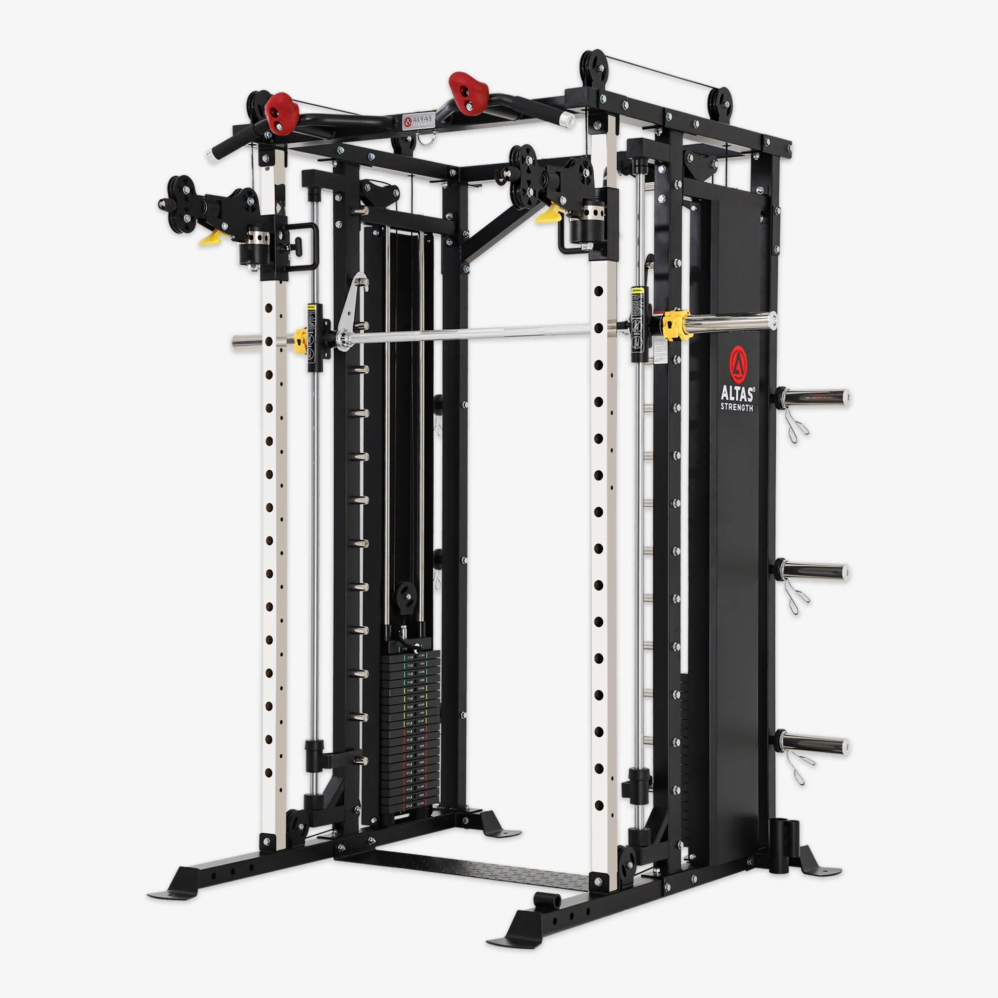 สมิทแมชชีน Altaz 3087B (Iron G20) Smith Machine Altaz 3087B (G20) ม้านั่ง202+แผ่น50kg
