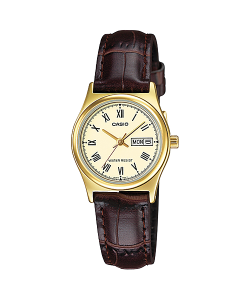 CASIO Standard รุ่น LTP-V006GL-9BUDF สีน้ำตาล สินค้าของเเท้