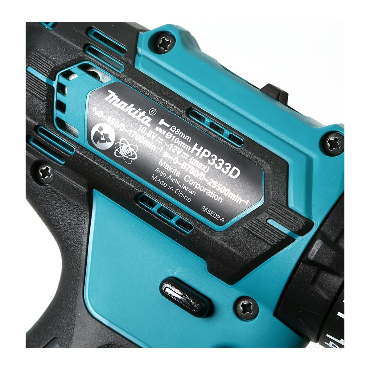 MAKITA HP333DWYE สว่านกระแทกไร้สาย 12VMax. 3/8" แรงบิด 30 N.m.( เจาะปูนได้ )