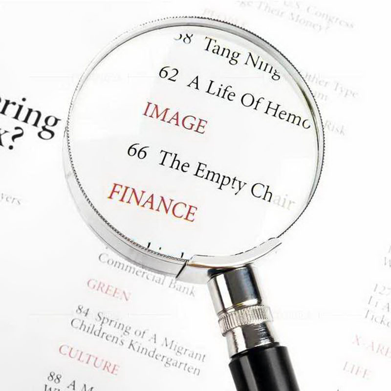 แว่นขยายกรอบโลหะขนาด 4 นิ้ว