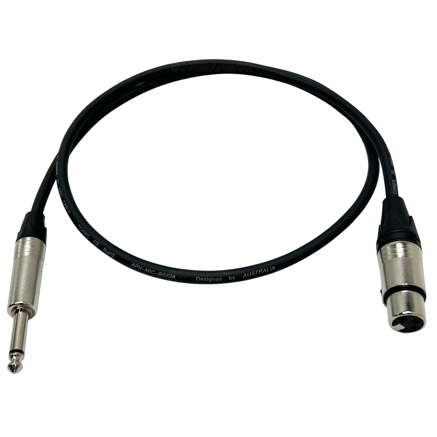 [ 1 เส้น ] สายสัญญาณ APH เอพีเอช Audio Cable Assembly 1 ออก 1 สายเครื่องเสียงรถยนต์ ทองแดงแท้ สายไมโครโฟน XLR CABLE Phone Stereo Cable สายสัญญาณเสียง CABLE ASSEMBLY แคนนอน ทองแดงแท้ สายเครื่องเสียง มิกเซอร์ ไมค์โครโฟน ห้องอัด สตูดิโอ