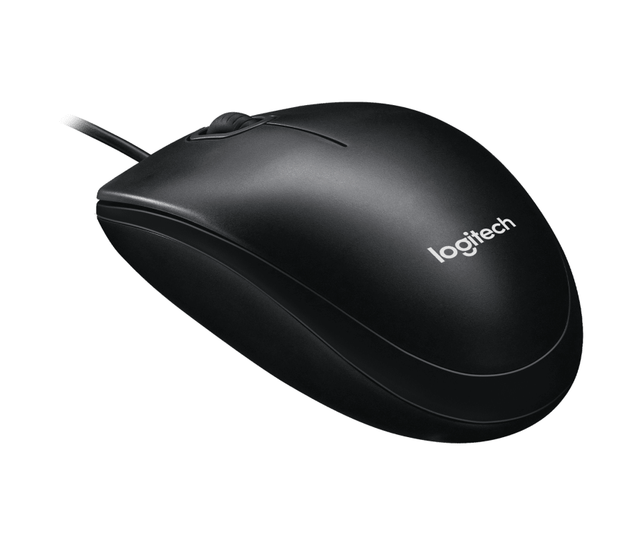 USB Optical Mouse LOGITECH (M100R) Black ประกันศูนย์ไทย 3 ปี