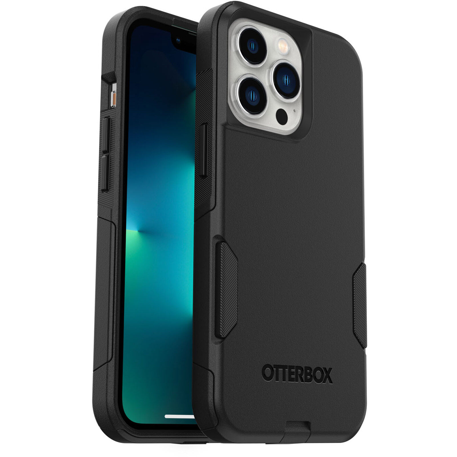 OtterBOX Commuter Series Antimicrobial 13 Pro BLACK เคสกันกระแทก Dual layer ดีไซน์ดุดัน เท่ มีสไตล์เอกลักษณ์เฉพาะตัว รับประกันสินค้า 1 ปี