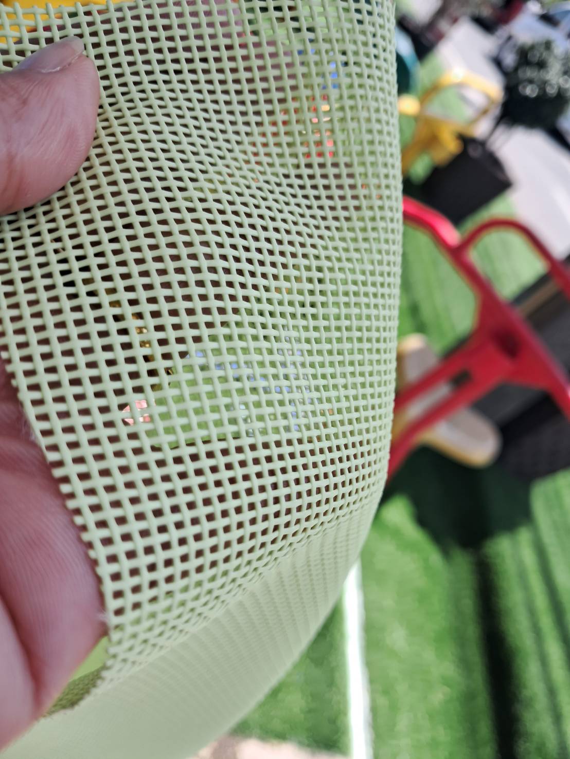 pvc solar screen ผ้าใบมีรู