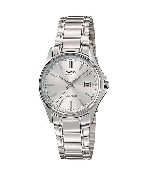 CASIO Standard รุ่น LTP-1183A-7ADF สีเงิน จอเงิน สายสแตนเลส สินค้าของเเท้ รับประกันศูนย์ CMG