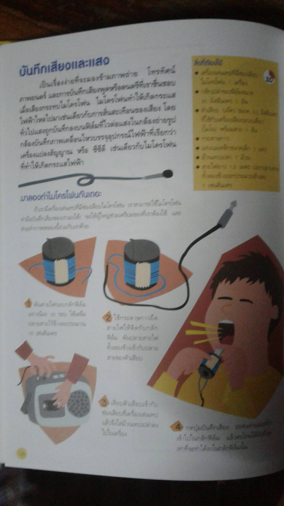 วิทยาศาสตร์ เสียง และ แสง