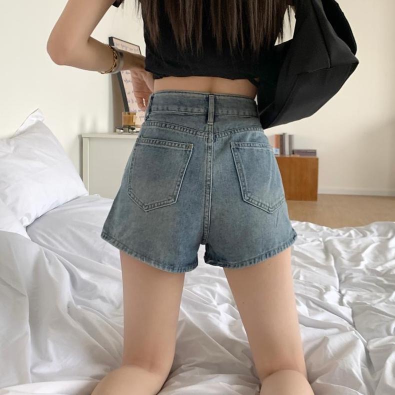 YEJIN Denim skirt กระโปรงยีนส์กางเกงแบบใหม่