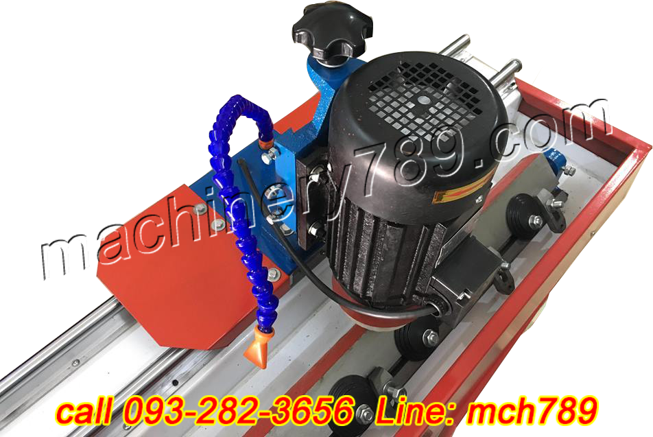 เครื่องลับมีดระบบมือผลัก รุ่น850 พร้อมมอเตอร์1.1KW/380V เครื่องลับคมใบมีด แท่นลับมีด เครื่องเจียรมีด รองรับใบมีดยาวสูงสุด850มม. ลับมีดสูงสุดได้ทีละ4ใบมีด Manual Blade Sharpener / Blade Sharpening Machine (Maximum Length 850MM x 4PCS)
