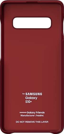 Case Samsung SMART COVER IRON MAN for Galaxy S10+ GP-G975HIFGHWB (RED)