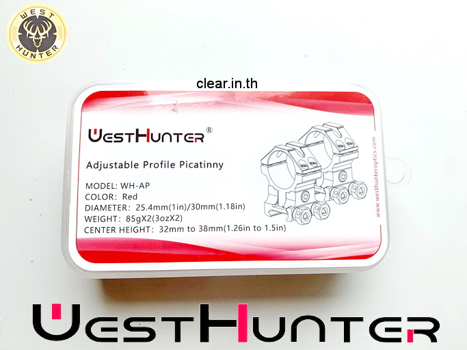 ขากล้องคุณภาพสูง ปรับสูง ต่ำใด้ ADJUSTABLE Profile Scope Mounts 20mm Picatinny Rail 25.4mm/30mm Universal Scope Rings Accessories