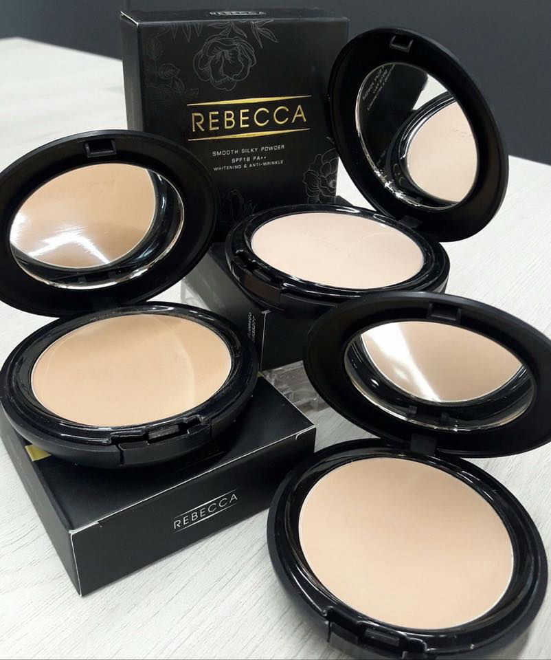 Rebecca Smooth Silky Powder แป้งพัฟ รีเบคก้า