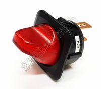 R13-203-RED สวิทช์โยกDC ก้านสีแดง ไฟ12VDC ใช้กับรถยนต์