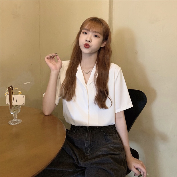 Hanako shirt เชิ้ตคอปกฮาวาย แขนสั้น