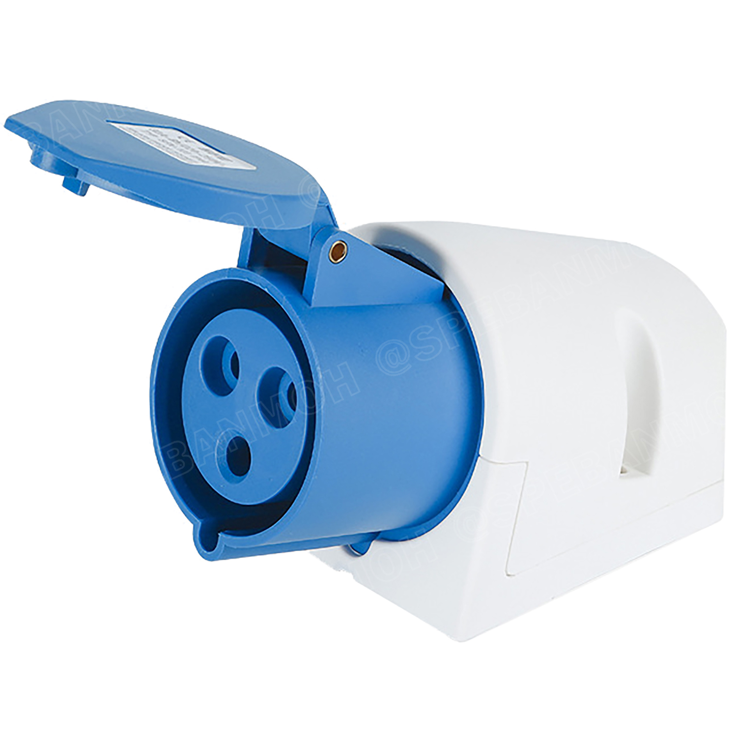 [ 1 ชิ้น ] SFN Power Plug IP44 ตัวเมียติดผนัง Female Wall Mount ปลั๊กอุตสาหกรรม ขนาดใหญ่ กระแสสูง High current Female Wall Mount ขั้วต่อไฟฟ้าขนาดใหญ่ คอนเน็คเตอร์กันฝุ่น ระดับIP44