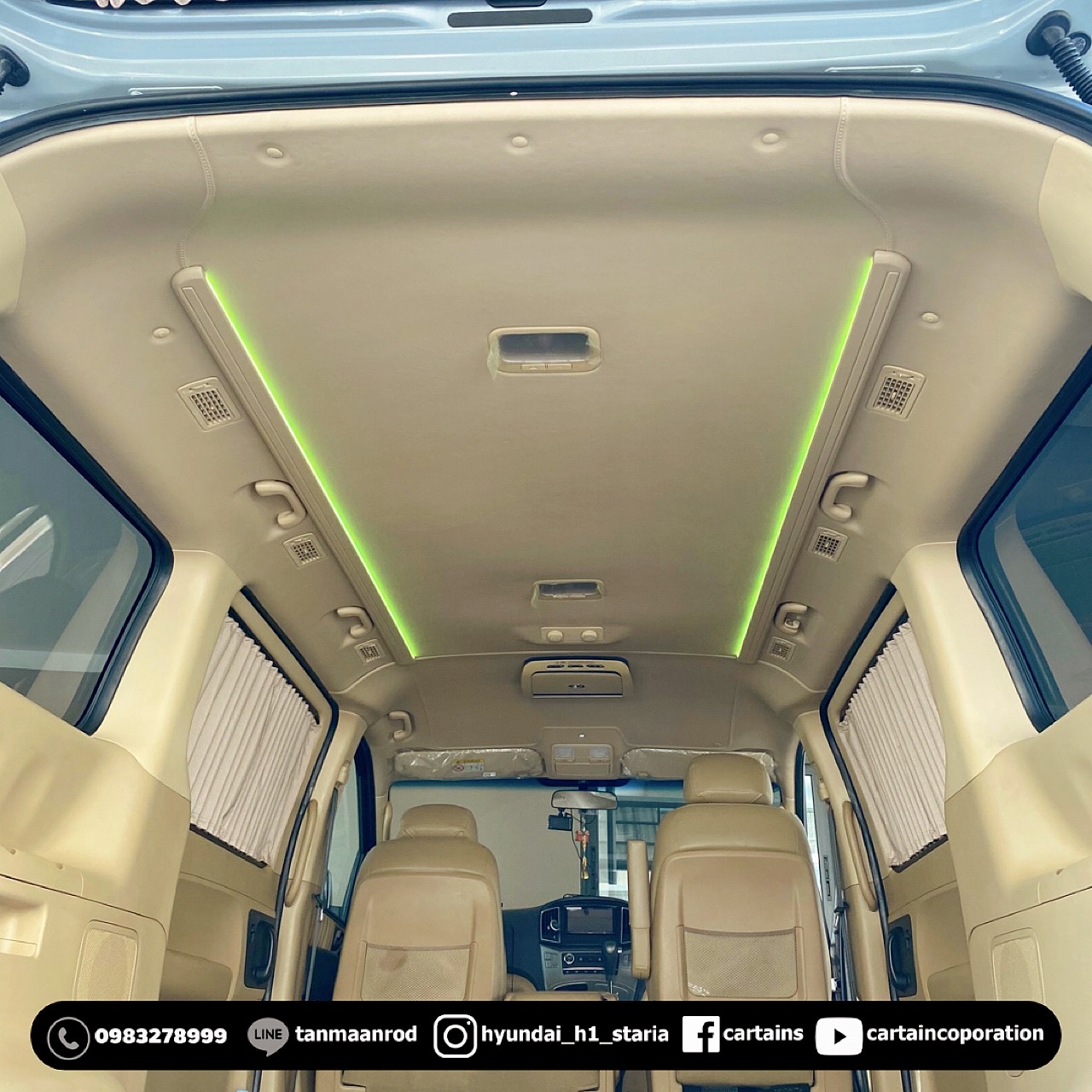 หุ้มหนังหลังคา h1 แบบเรียบ