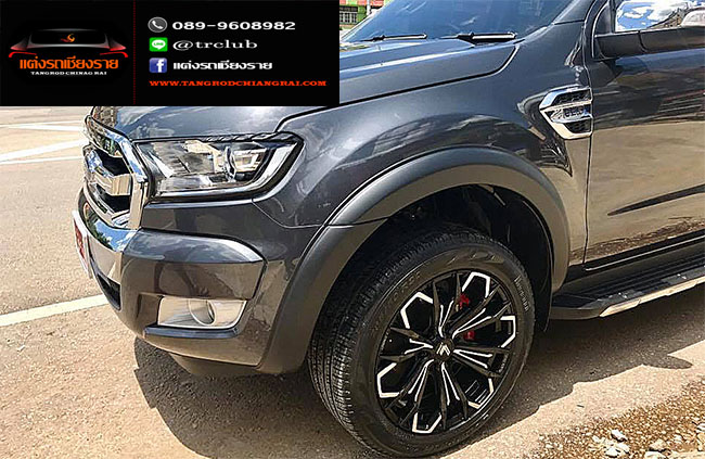 ซุ้มล้อแบบเรียบ 4 นิ้ว Ford Ranger 2015