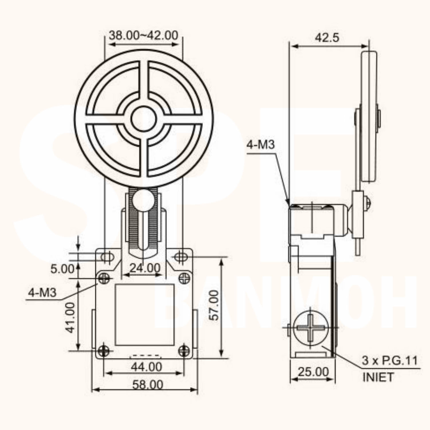 CSA-051 ลิมิทสวิทช์ Limitswitch Limit Switch CSA 051 CNTD ลิมิตสวิทย์ ก้านยาว ล้อสั้น ล้อยาว ล้องอ ล้อใหญ่ ก้านเข็ม ก้านสั้น ปุ่มกด ลิมิทสวิท CNTD COM NO NC กดติดปล่อยดับ Momentary On กดดับปล่อยติด Momentary Off กดติด ปล่อยดับ กดดับ ปล่อยติด Normally Open