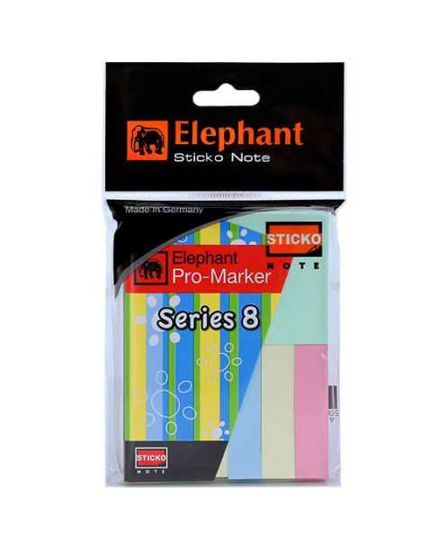 กระดาษโน๊ต โพสอิท ชนิดกาวในตัว รุ่น Pro marker / Pro marker series 8 ตราช้าง