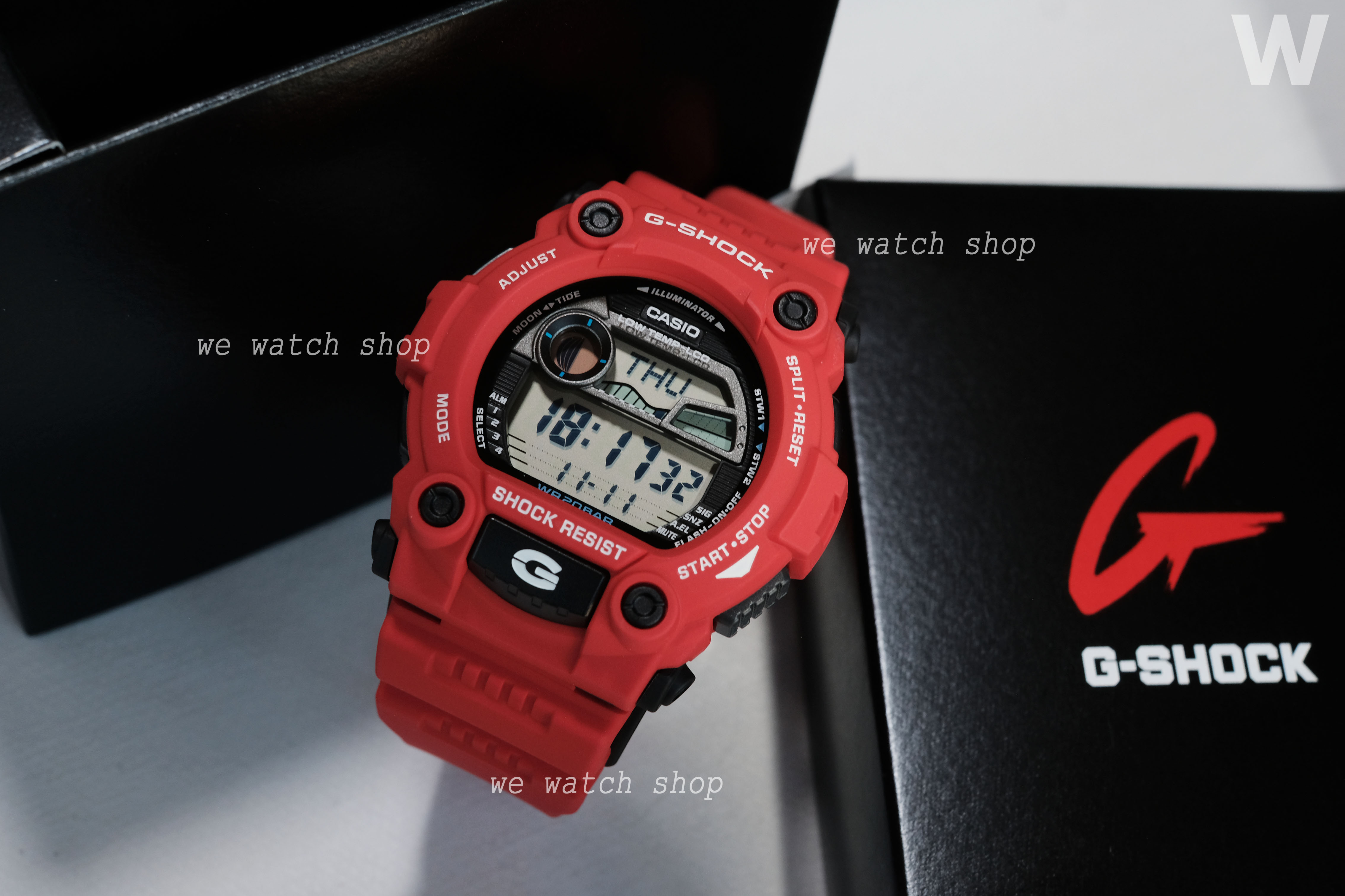 CASIO G-SHOCK รุ่น G-7900A-4DR สีเเดง สินค้าของเเท้ รับประกันศูนย์ CMG
