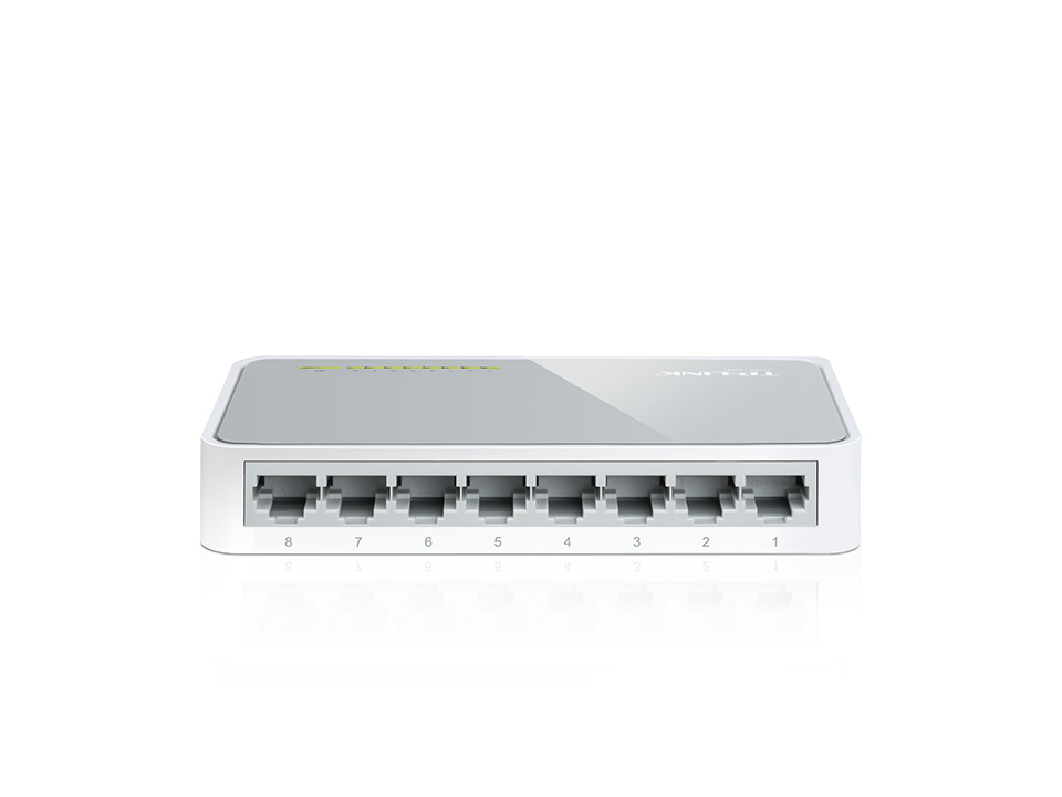TP-Link TL-SF1008D 8-Port 10/100Mbps Desktop Switch Limited Lifetime
