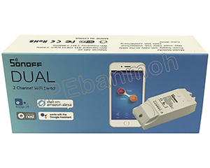 สวิทช์ไร้สาย (Remote Switch) รุ่นSONOFF-2CH Sonoff สมาร์ทสวิทช์ไร้สาย สั่งผ่านมือถือ 2 ช่อง 10A 2200W