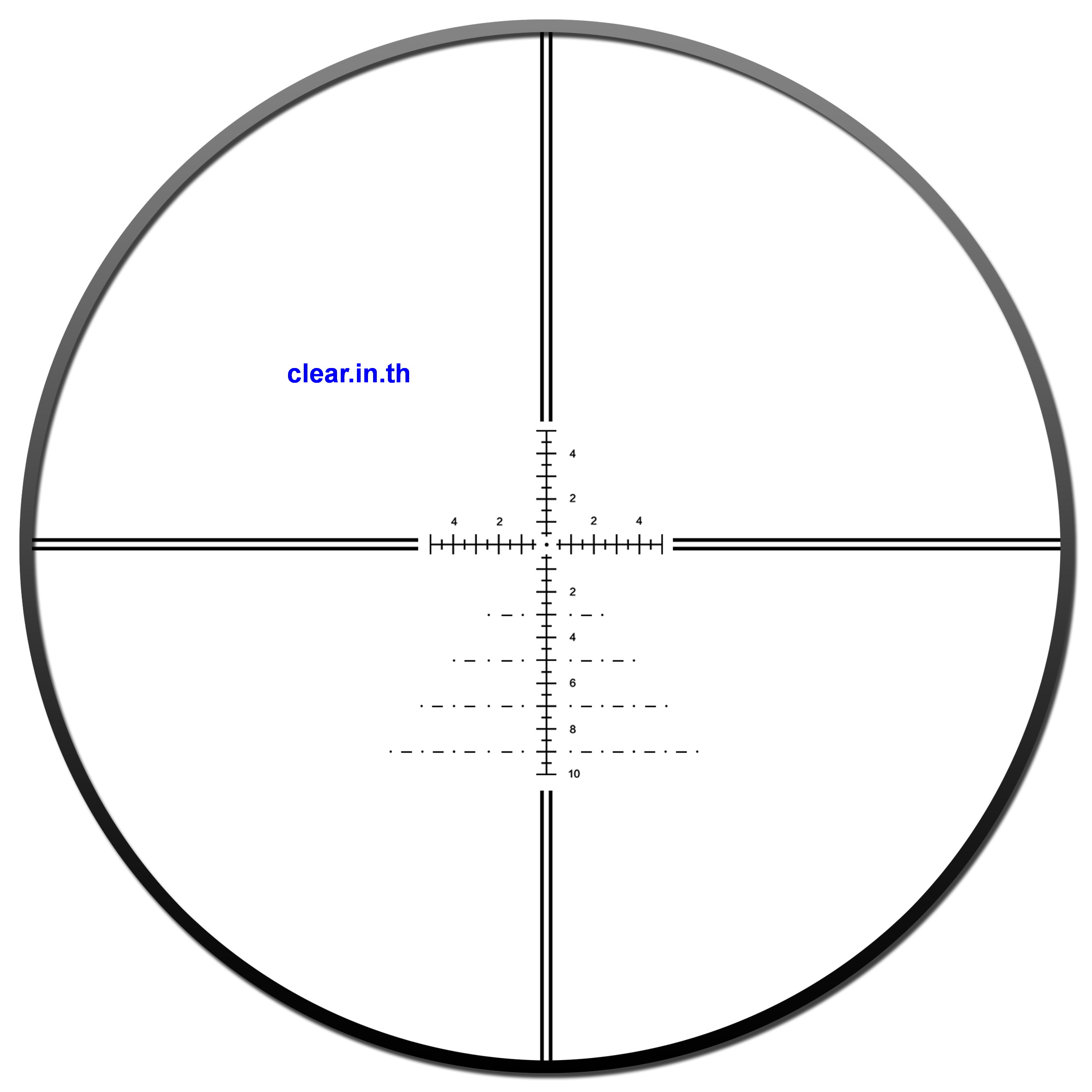 กล้องคุณภาพสูง ED 1-6X24 IR FFP Scopes เส้นเล็งขยายตามซูม ทนรีคอยล์หนักๆถึง 308