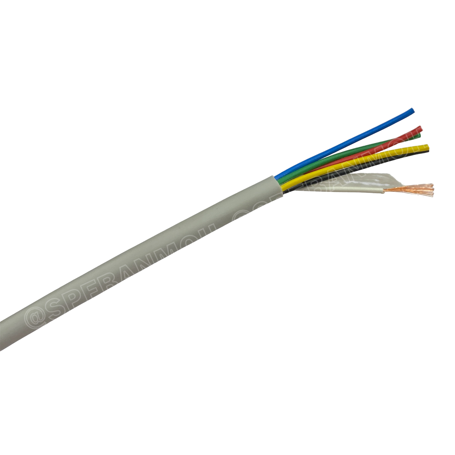 [ 100 เมตร ] SJK 6C x 0.3 Sq.mm. สายมัลติคอร์ 6 คอร์ Multicore Cable สาย AV Control Cable SJK สาย คอนโทรล 0.3 sq.mm. Multi Core Cable 0.3mm² Control Signal Power Control Cable Control Wire สายคอนโทรล สายมัลติคอ สายสัญญาณ สายคอนโทรล เบอร์ 0.3 มม²